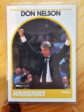 Don Nelson 1989-1990 NBA Hoops #273 - Golden State Warriors - Fresh Pull